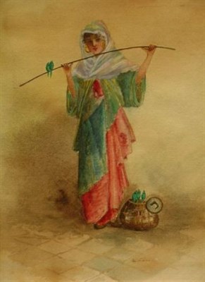 Lot 103 - After Alfred Stevens BIRD SELLER Bears...