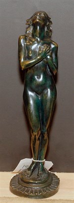 Lot 2488 - Dark Green Patinated-Bronze Figure After a...