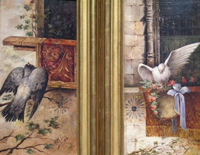 Lot 3083 - F. Munoz Terry Spanish, 19th/20th century DOVE...