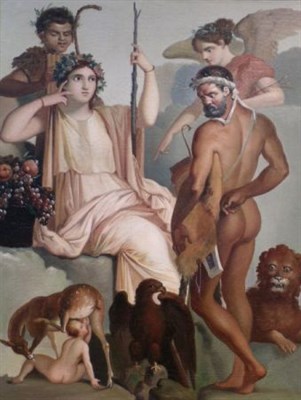 Lot 105 - European School 19th Century HERCULES AND...