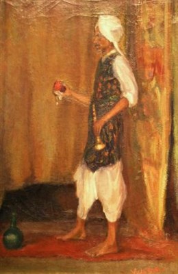 Lot 125 - Viola Foster Early 20th century INTERIOR SCENE...