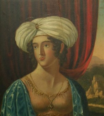 Lot 94 - British School 18th/19th Century WOMAN IN A...