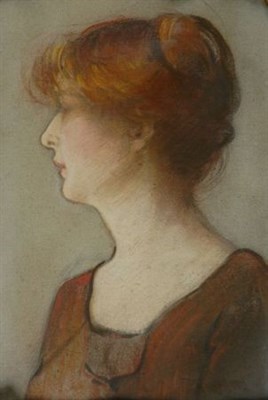 Lot 104 - American School 19th/20th Century PROFILE OF A...