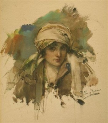 Lot 113 - Gabriel Puig Roda Spanish, 1865-1919 PORTRAIT...