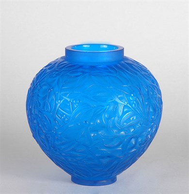 Lot 2642 - Lalique Molded Glass Gui Vase Marcilhac 948 Of...
