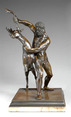 Lot 181 - French Bronze Group of Hercules and the...