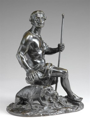 Lot 259 - French Bronze Figure of a Youth Circa 1800 The...