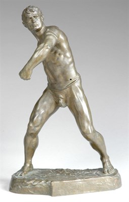 Lot 190 - Bronze Figure of a Discus Thrower Paul Richer,...