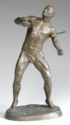 Lot 189 - Bronze Figure of a Male Athlete Paul Richer,...