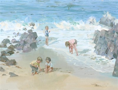 Lot 17 - James Le Jeune British, 1910-1983 CHILDREN ON...