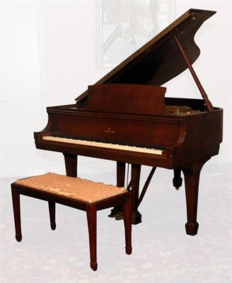 Lot 2557 - Steinway & Sons Mahogany Baby Grand Piano;...