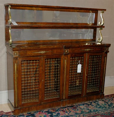 Lot 3393 - Regency Style Rosewood Chiffonier Height 55...