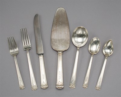 Lot 3372 - International Sterling Silver Flatware Service...
