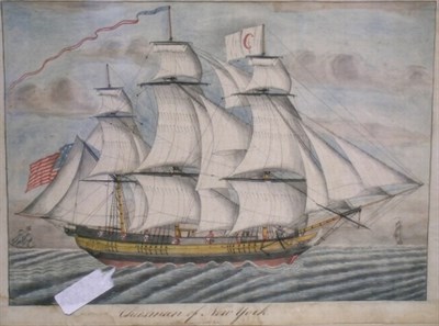 Lot 2001 - American School 19th Century THE CHEESMAN OF...