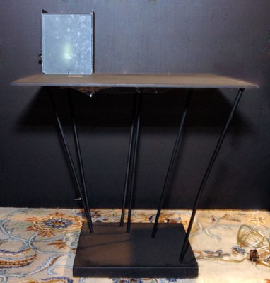 Lot 282 - Painted Metal Lamp Table In the style of...