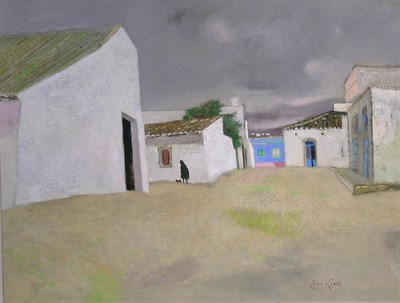 Lot 1029 - Rene Genis French, 1922-2004 VILLAGE BLANC...