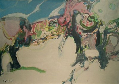 Lot 73 - Gabriel Godard French, b.1933 VERGER Signed G....