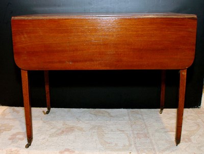 Lot 599 - Georgian Style Mahogany Pembroke Table Height...