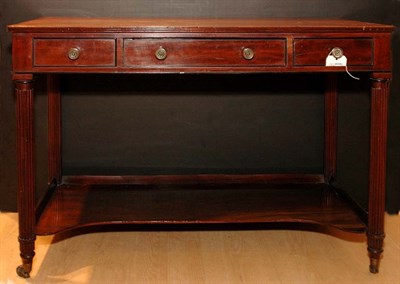 Lot 477 - Regency Two-Drawer Side Table Height 32 inches,...