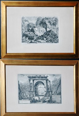 Lot 1082 - Giovanni B. Piranesi [VIEWS OF ROME] Three...