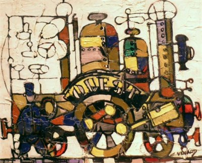 Lot 110 - Claude Venard French, 1913-1987 LOCOMOTIVE...