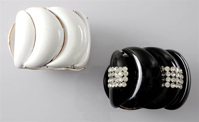 Lot 198 - Pair of Ungaro Crescent Cuffs French, late...