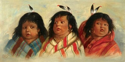 Lot 2074 - C. Peterson THREE OF A KIND Signed C. Peterson...