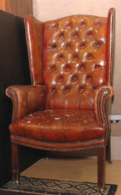 Lot 342 - Georgian Style Leather Upholstered Mahogany...