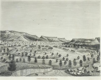 Lot 2065 - G. Anderson American, 19th century CAMP APACHE,...