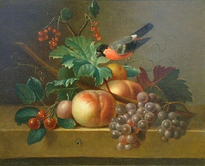 Lot 2050 - American School 19th Century STILL LIFE WITH A...