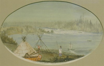 Lot 2072 - J. Flem American, 19th century FALLS ON RAINY...