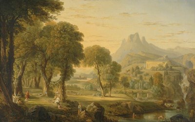 Lot 2019 - After Thomas Cole DREAM OF ARCADIA Oil on...