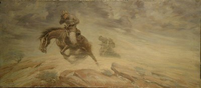 Lot 2068 - Clyde Forsythe American, 1885-1962 A NORTHER...