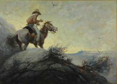 Lot 1295 - Victor Clyde Forsythe 1865-1962 OFF GUARD,...