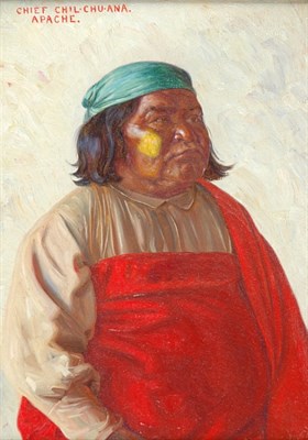Lot 1300 - Elbridge Ayer Burbank 1858-1949 CHIEF CHIL-CHU-...