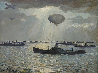 Lot 1266 - Richard Hayley Lever 1876-1958 BARRAGE...