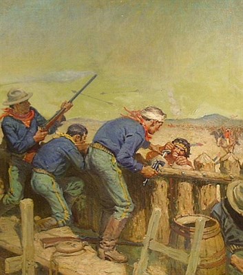 Lot 2069 - Ray C. Strang American, 1893-1957 ATTACK ON...