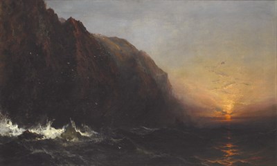 Lot 1241 - James Hamilton American, 1819-1878 Sunset,...