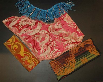 Lot 180B - Box of Miscellaneous Needlework Fragments...