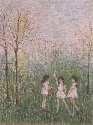 Lot 85 - (i) Gabriel Dauchot French, b.1927 CLOWN Oil...