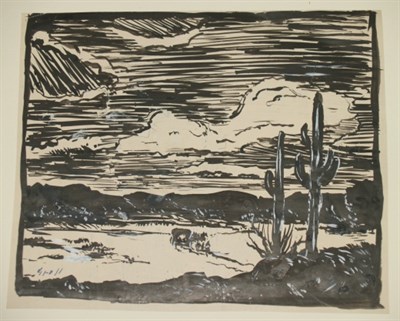 Lot 1050 - Albert Lorey Groll American, 1866-1952 Western...