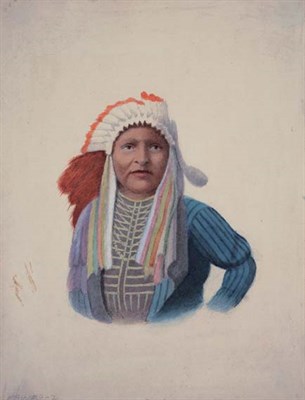 Lot 2370 - American School 19th Century Portraits of Tom...