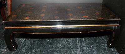 Lot 373 - Asian Style Lacquered Coffee Table Height 15...