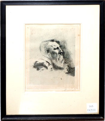 Lot 105 - Albert Besnard AUGUSTE RODIN (DELTEIL 130)...