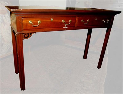 Lot 126 - Georgian Style Mahogany Server Hickory Chair...