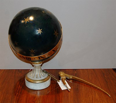 Lot 578 - Continental Neoclassical Painted and Gilt...