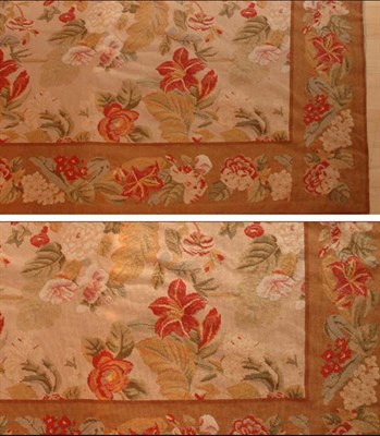 Lot 638 - Pair of Needlepoint Rugs China, contemporary...