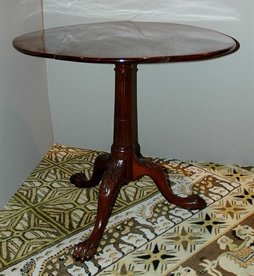 Lot 353 - George III Mahogany Tilt-Top Tripod Table...