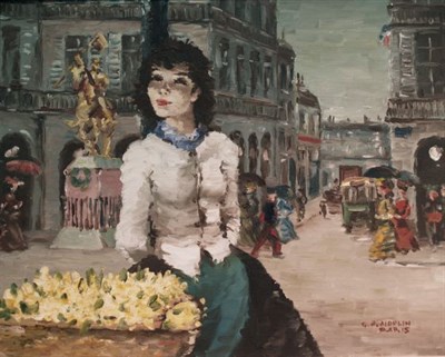 Lot 3075 - G. Moulin French, 20th Century Young Woman in...