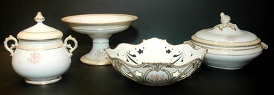 Lot 198 - French Porcelain Dinner Service Approximately...